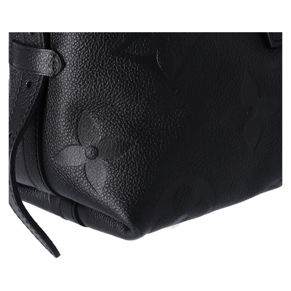 Louis Vuitton Carryall Zip NM PM Hobo M46288 Noir Monogram Empreinte + Pouch - Picture 11 of 13